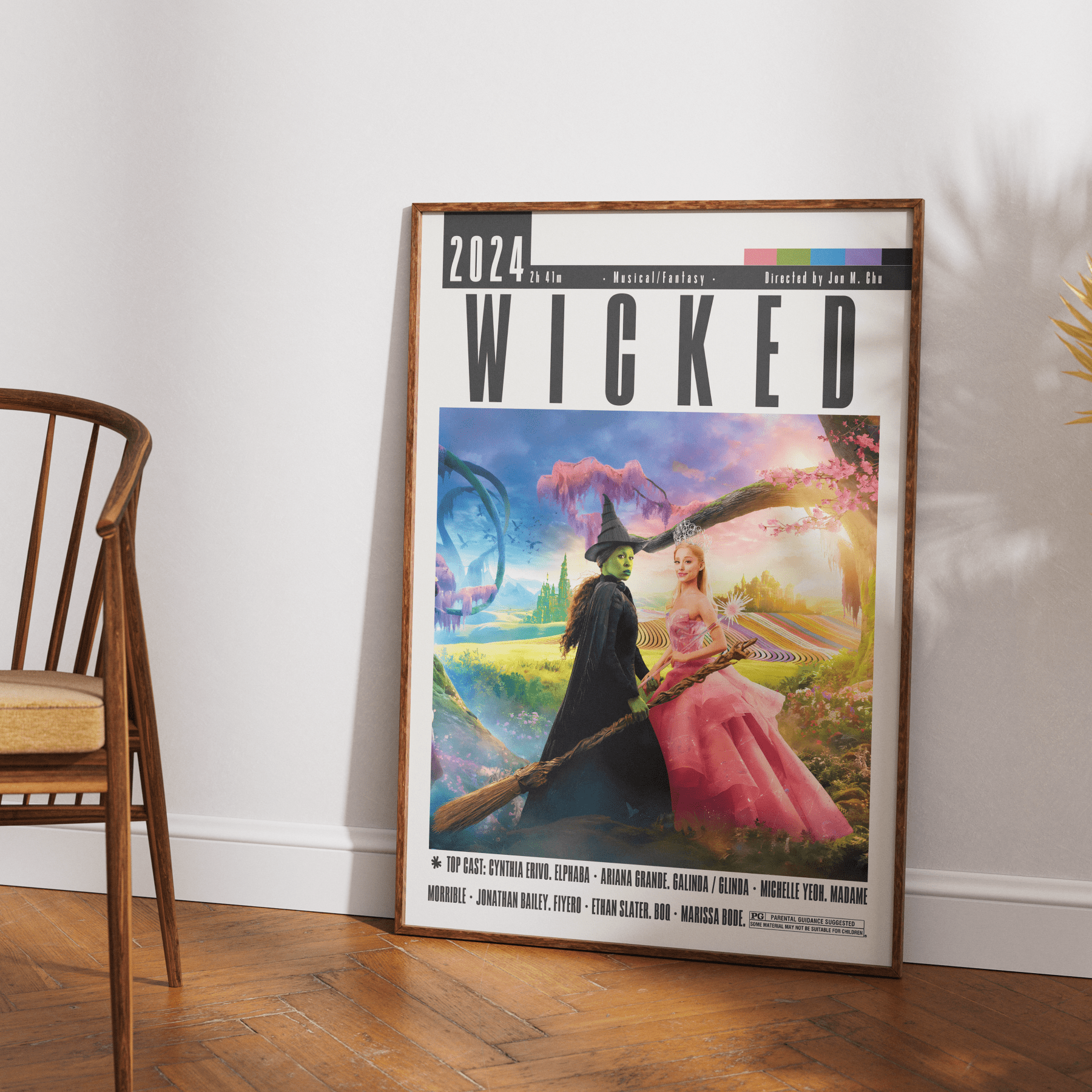 Wicked Film 2024 Posters - 98typesModern Minimal Movies