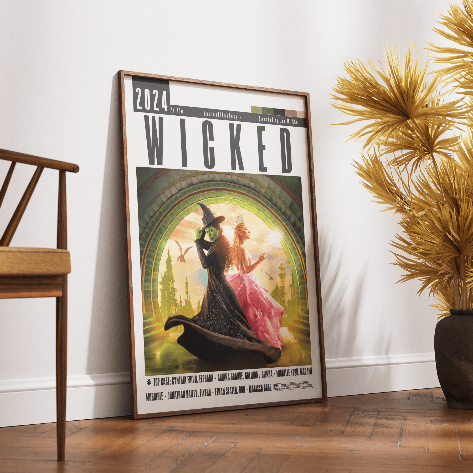 Wicked Movie Poster - 98typesModern Minimal Movies