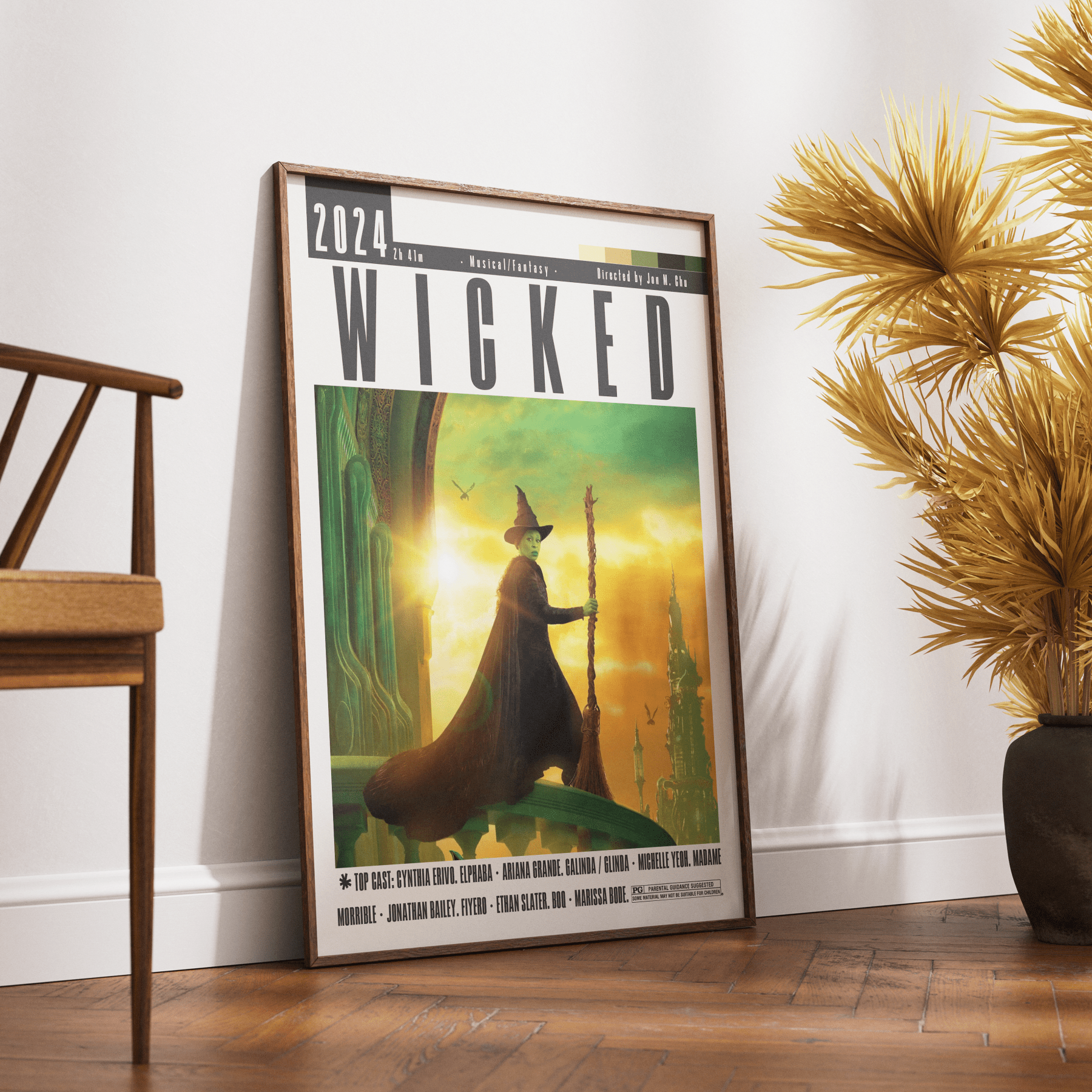 Wicked Movies Poster - 98typesModern Minimal Movies