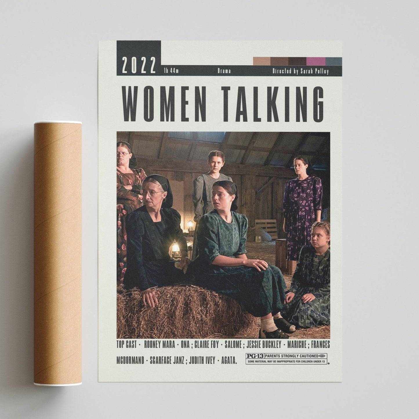 Women Talking Poster | Sarah Polley Movies - 98typesModern Minimal Movies