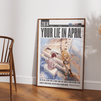 Your Lie in April Film Posters - 98typesModern Minimal Movies