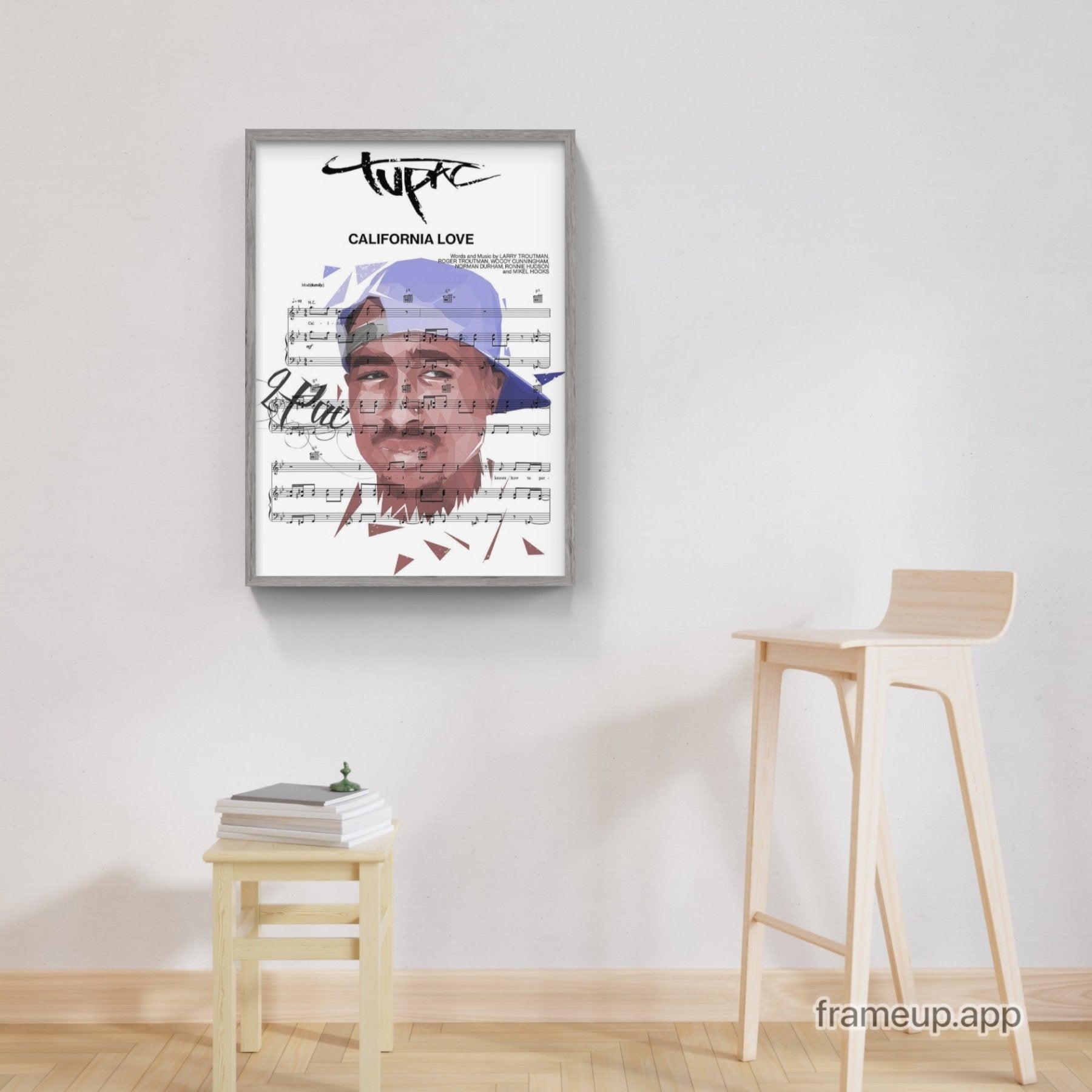 2Pac - California Love Print - 98typesMusic