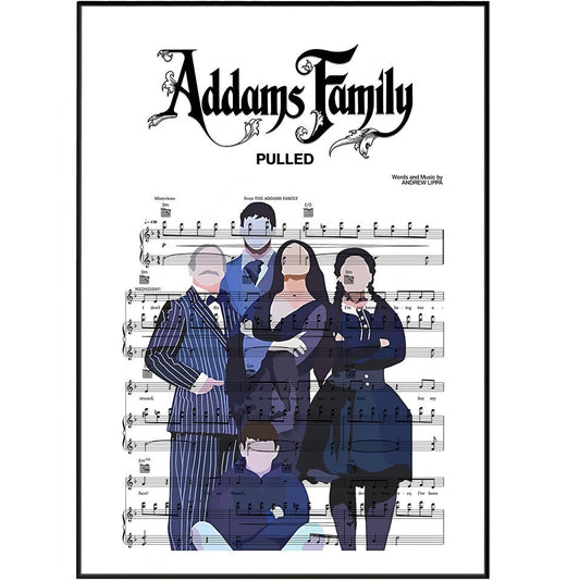 Addams Family - Pulled Poster - 98typesMusic