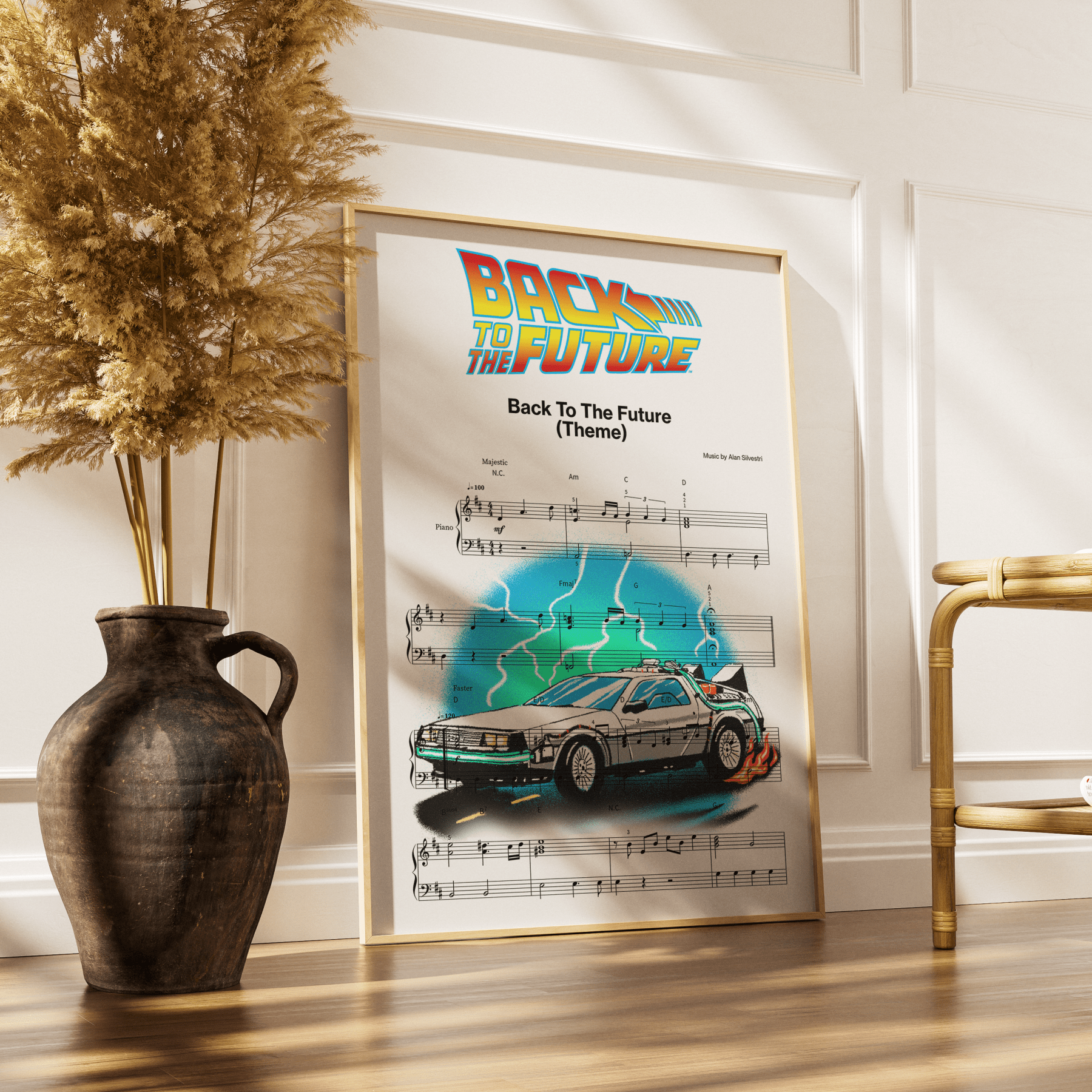 Back To The Future - Theme Poster - 98typesMusic