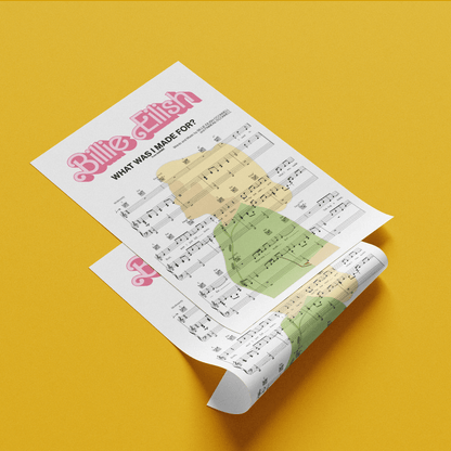 Billie Eilish What Was I Made For? Poster - 98typesMusic
