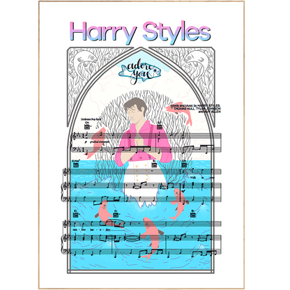 Harry Styles ~ Adore You Song Music Print - 98typesMusic