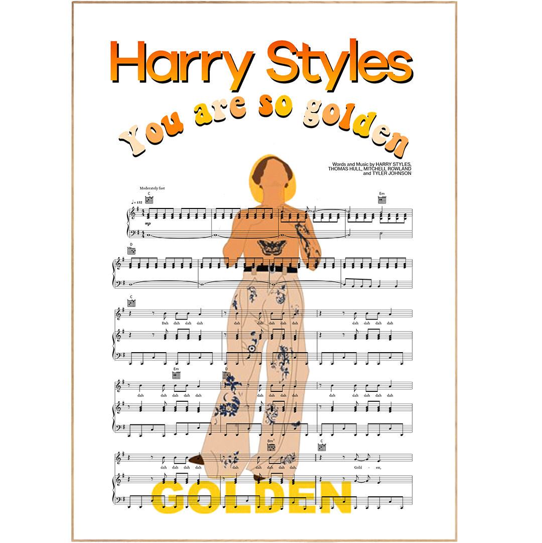 Harry Styles - Golden Poster - 98typesMusic