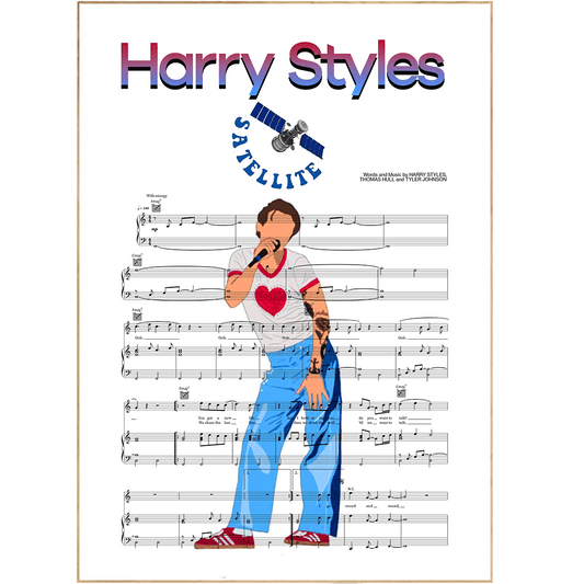 Harry Styles - Satellite Poster - 98typesMusic