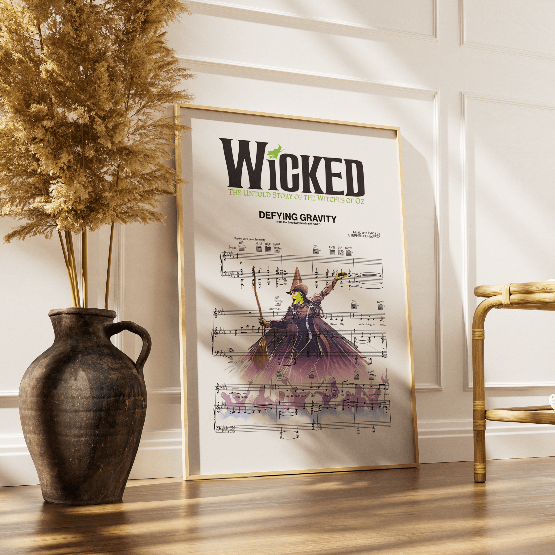Wicked - Defying Gravity Music Print - 98typesMusic