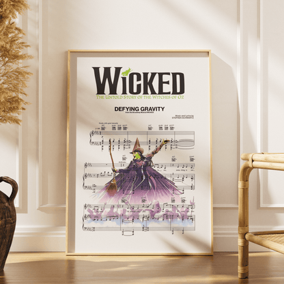 Wicked - Defying Gravity Music Print - 98typesMusic
