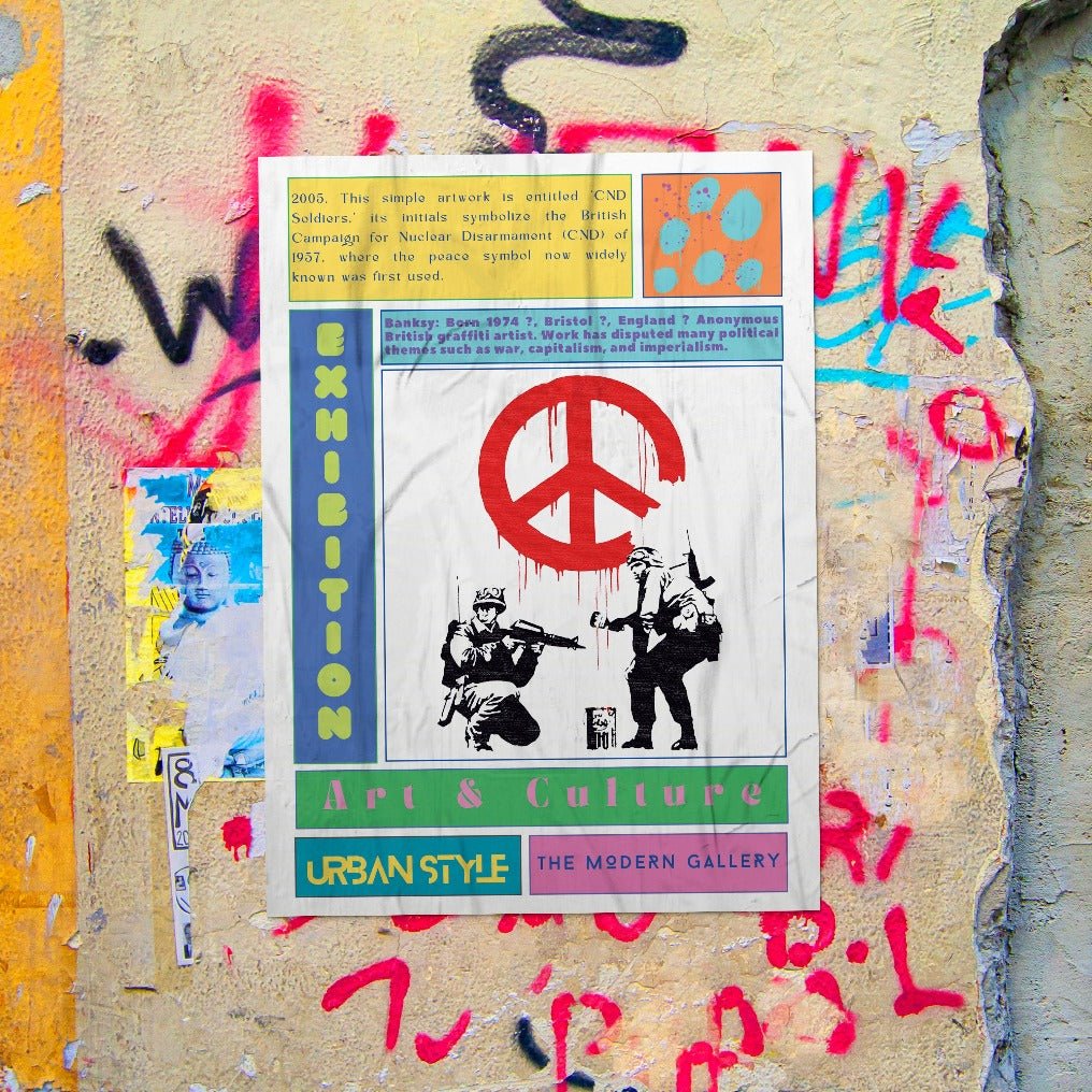 CND Soldiers Street Art Poster - 98typesNew Street Art