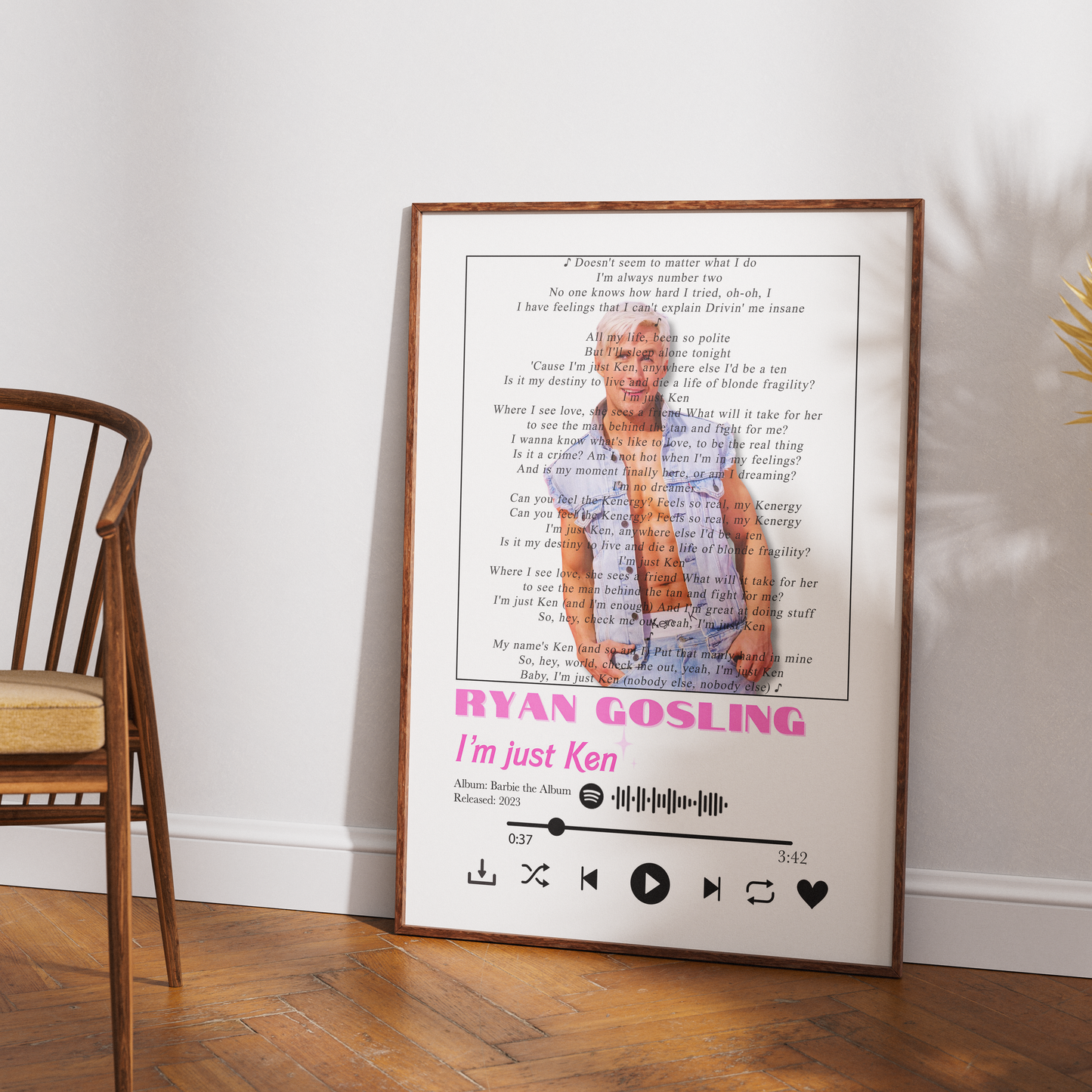 Ryan Gosling – I’m Just Ken Poster