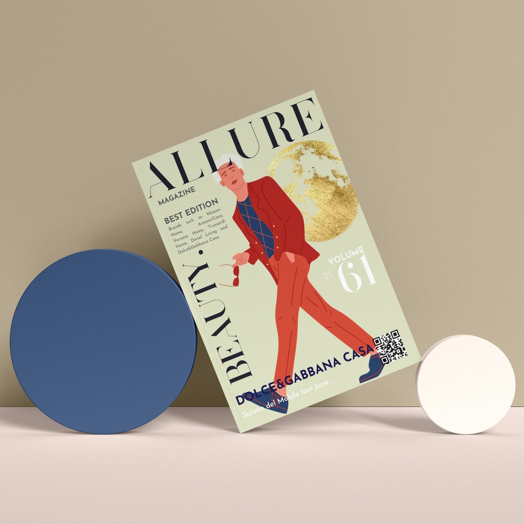 Allure 61 Magazine Cover Posters - 98typessong lyric prints