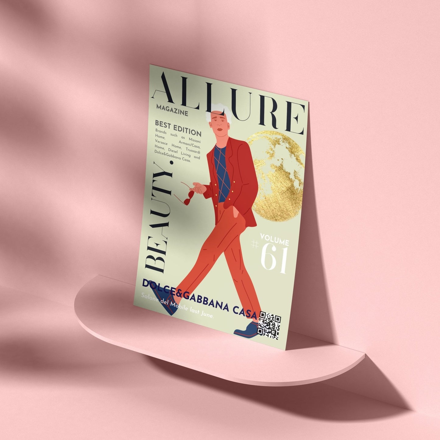 Allure 61 Magazine Cover Posters - 98typessong lyric prints