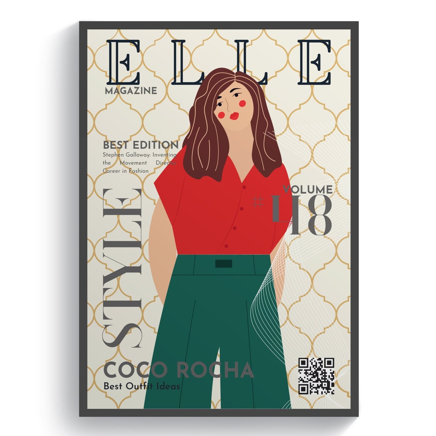 Elle 48 Magazine Cover Posters - 98typessong lyric prints