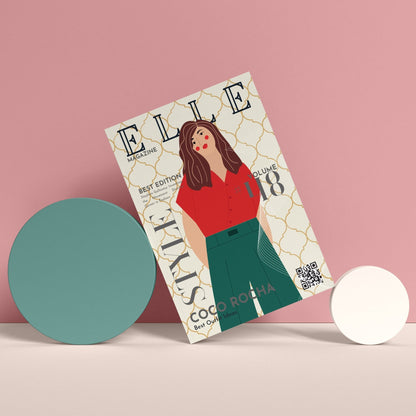 Elle 48 Magazine Cover Posters - 98typessong lyric prints