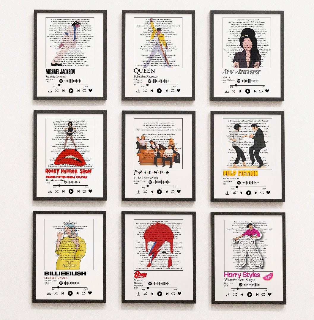 School of Rock - Stick It To The Man Prints - 98typessong lyric prints