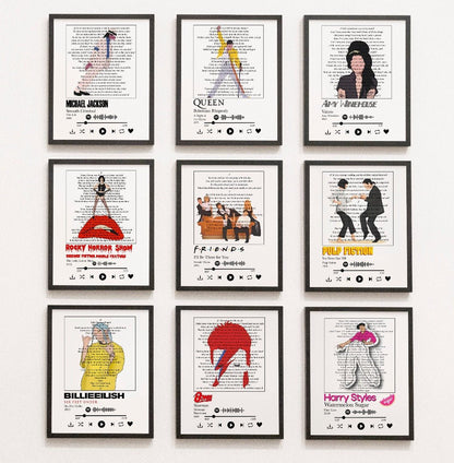 School of Rock - Stick It To The Man Prints - 98typessong lyric prints