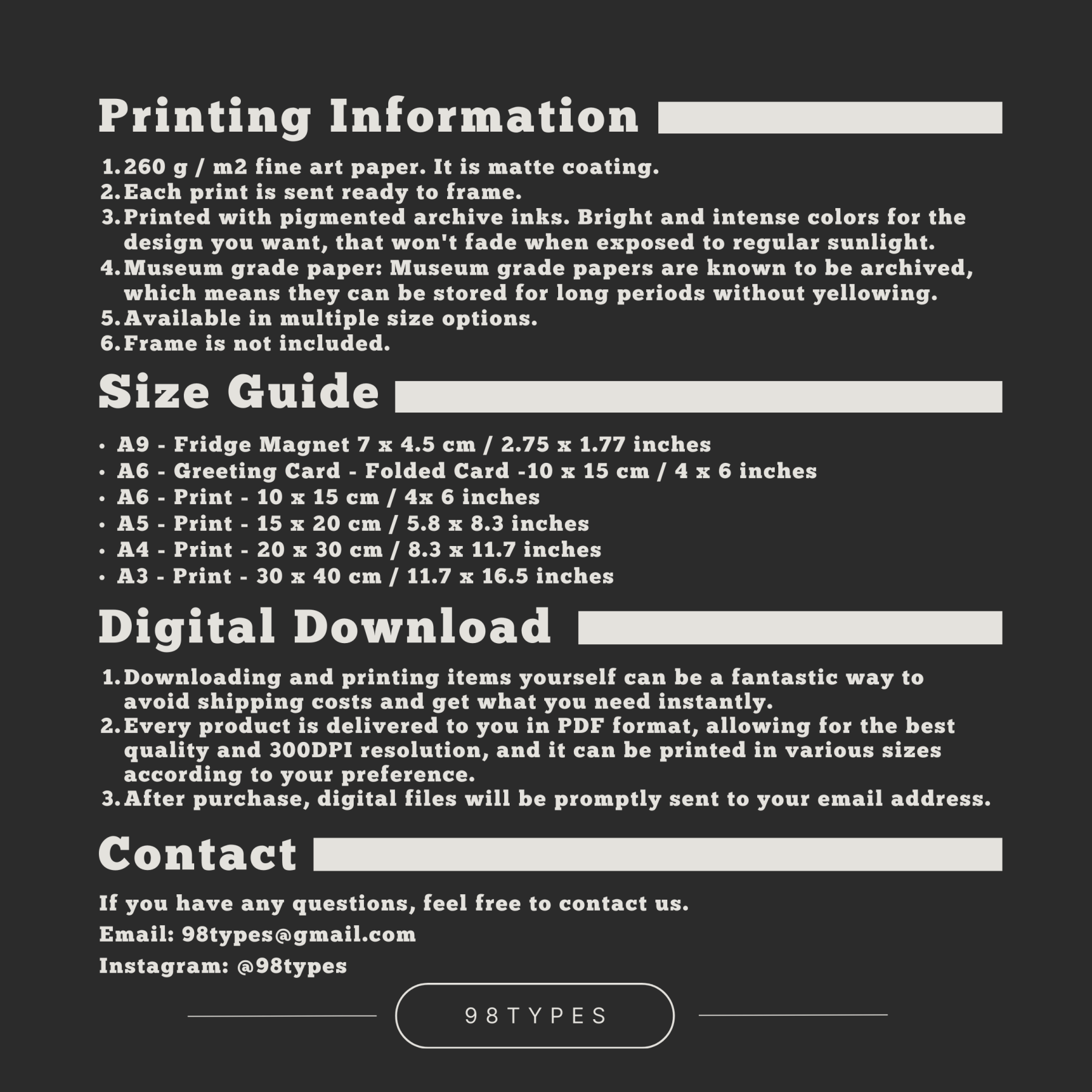 Taylor Swift - Cardigan Lyrics Prints - 98typessong lyric prints