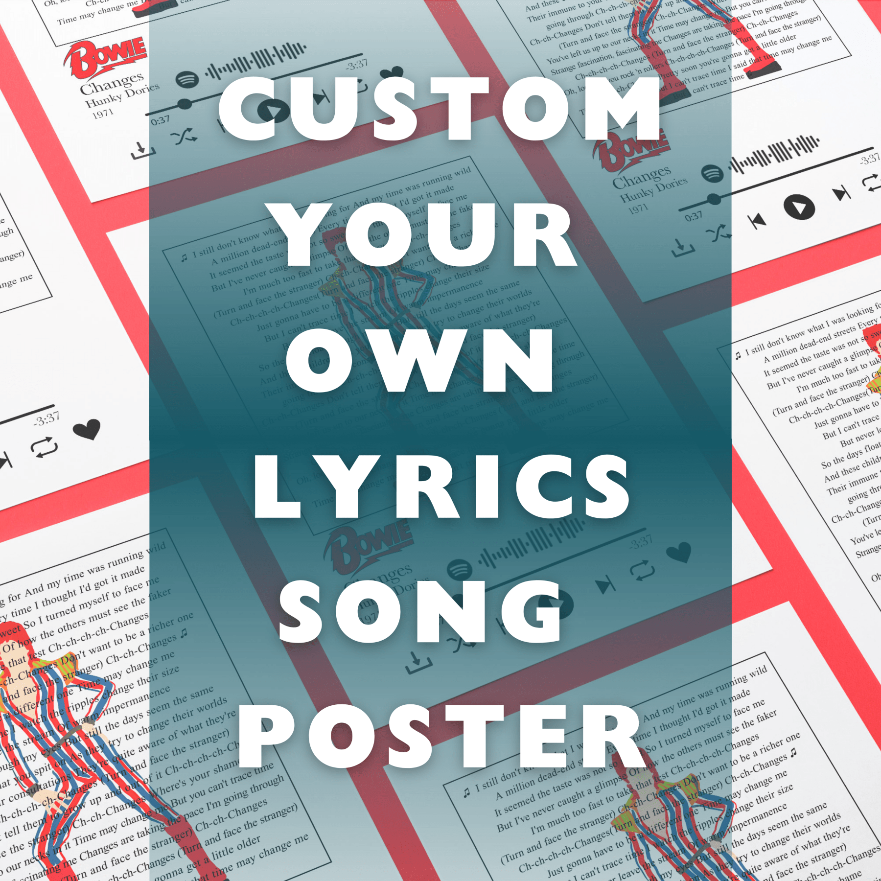 Taylor Swift - Cardigan Lyrics Prints - 98typessong lyric prints