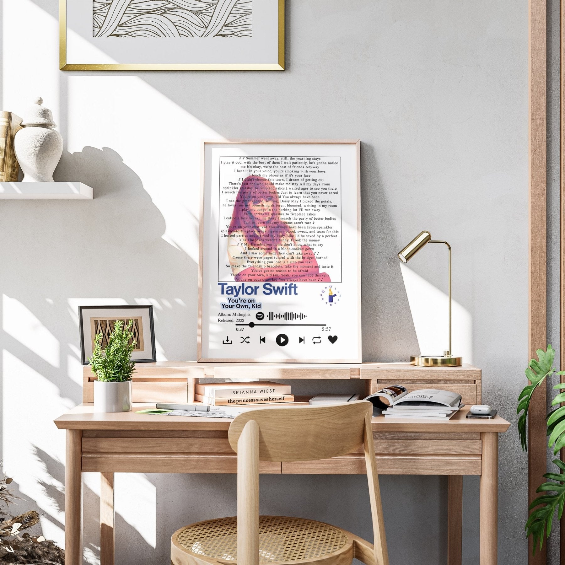 Taylor Swift - You're on your own kid Lyrics Prints - 98typessong lyric prints