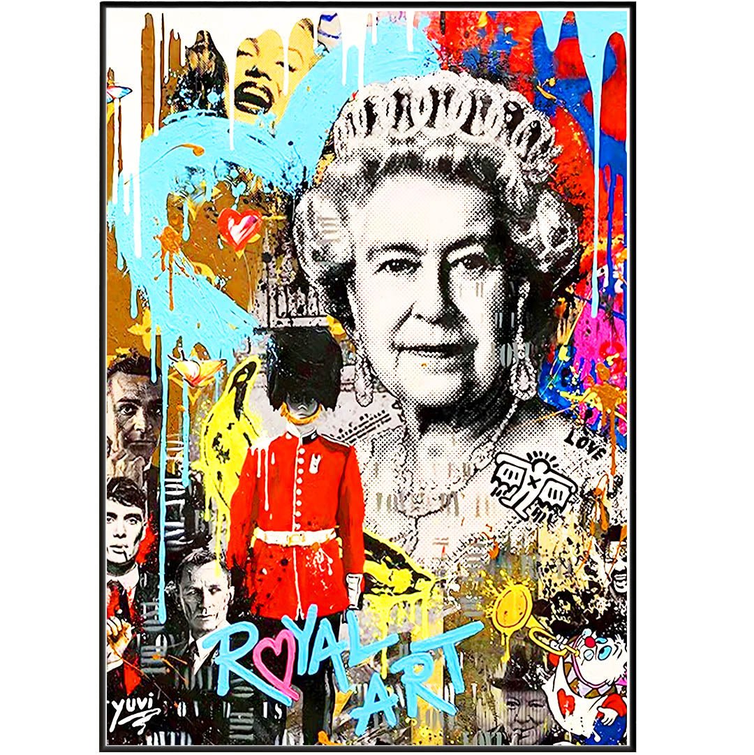 Queen Elizabeth Royal Art Poster - 98typesstreet art