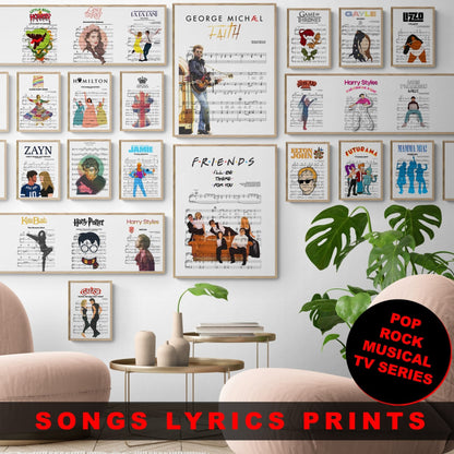 Custom Your Own Score Poster - 98 Types Studiosweet music