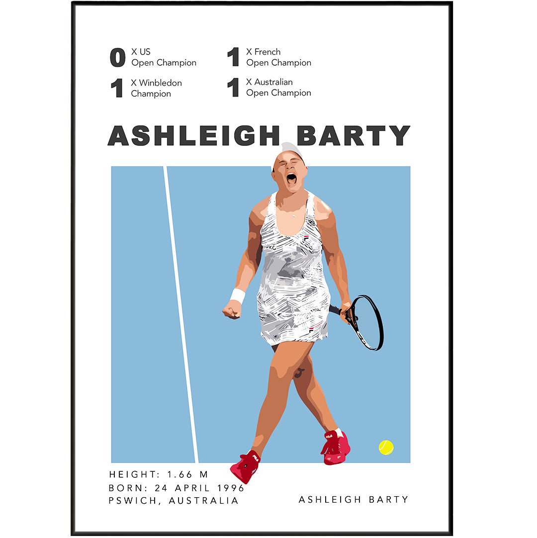 Ashleigh Barty Tennis Posters - 98typesTennis Posters