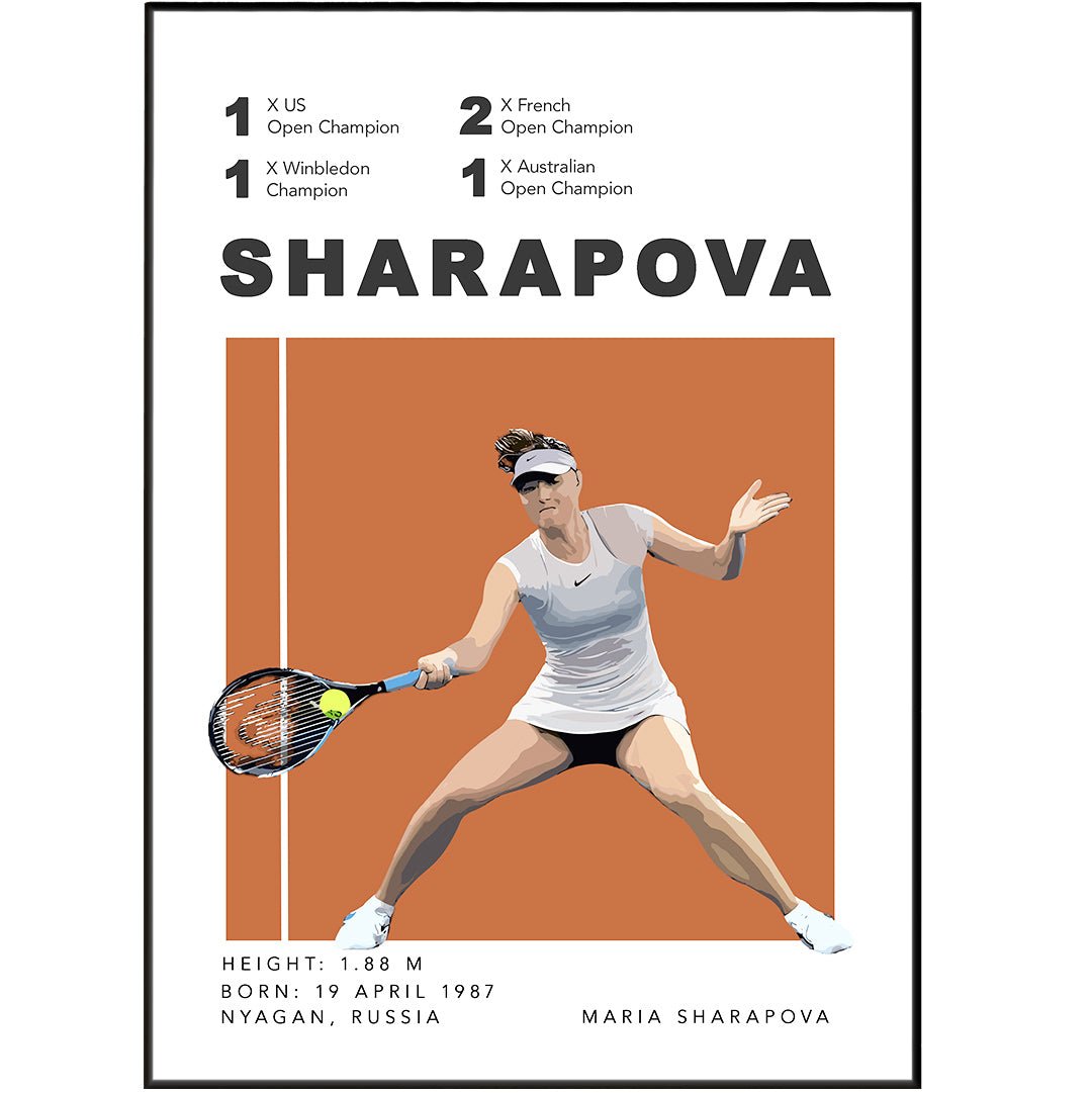 Maria Sharapova Tennis Posters - 98typesTennis Posters