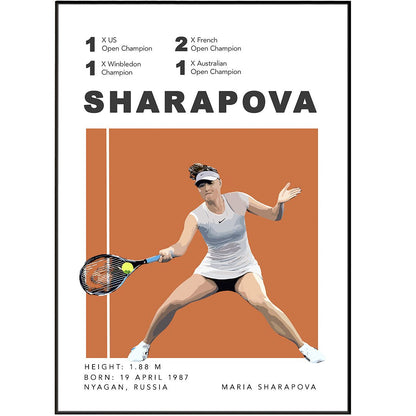 Maria Sharapova Tennis Posters - 98typesTennis Posters