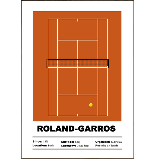 Roland - Garros Tennis Posters - 98typesTennis Posters