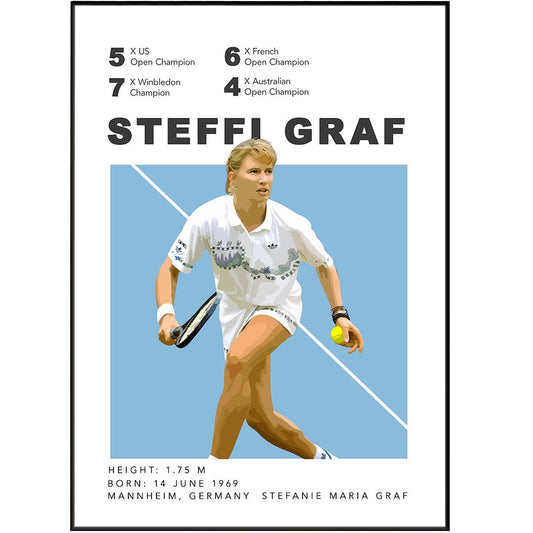 Steffi Graf Tennis Posters - 98typesTennis Posters