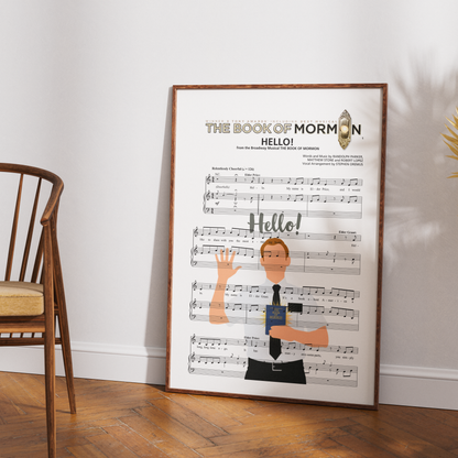 Book of Mormon Musical - Hello Poster