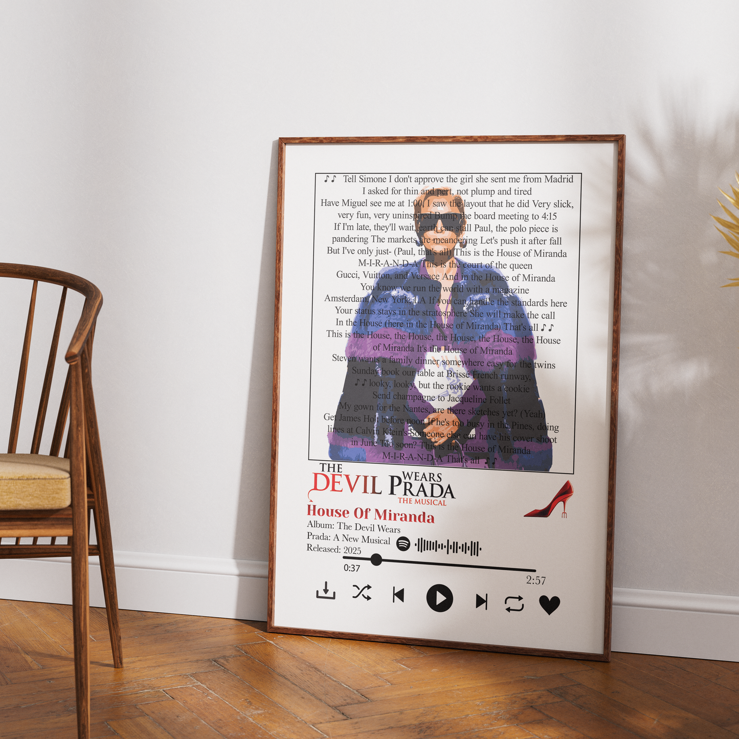 The Devil Prada – House of Amanda Lyrics Posters