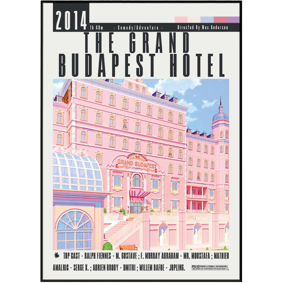 The Grand Budapest Hotel Film Posters