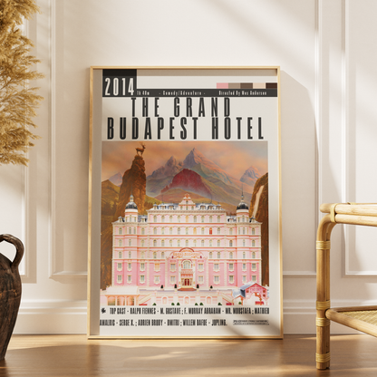 The Grand Budapest Hotel Posters | Wes Anderson Movies - 98 Types Studio