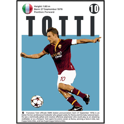 Totti Football Posters
