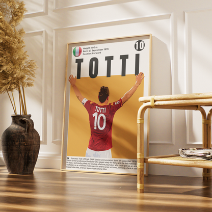 Totti Football Poster