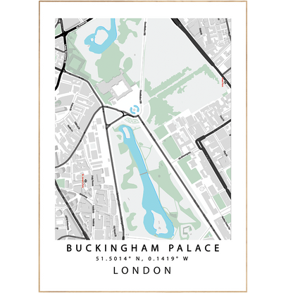 Buckingham Palace London Maps - 98typesUK Maps