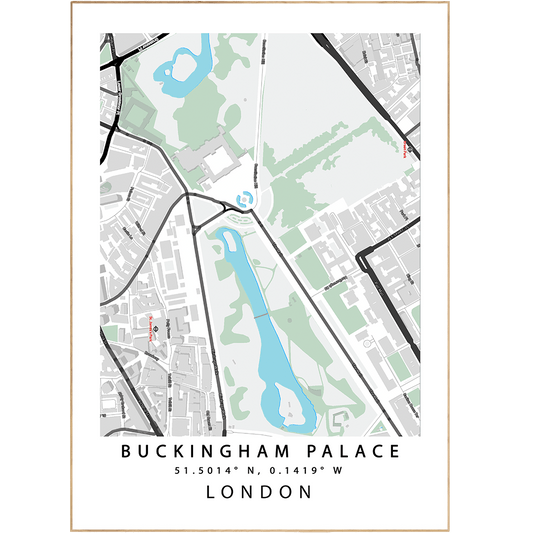 Buckingham Palace London Maps - 98typesUK Maps