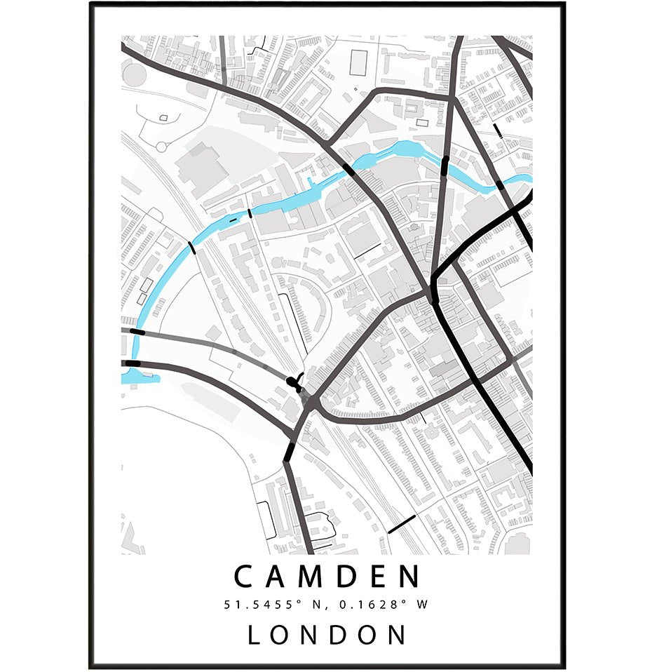 Camden Town London Maps - 98typesUK Maps