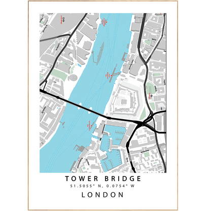 Tower Bridge London Maps - 98typesUK Maps