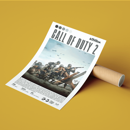 Call of Duty 2 Games Prints - 98typesVideo Games