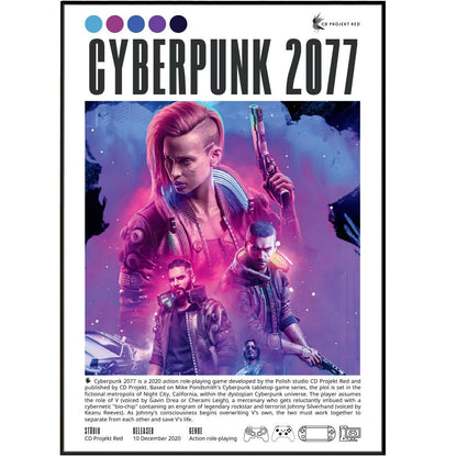 Cyberpunk 2077 Video Games Poster - 98typesVideo Games
