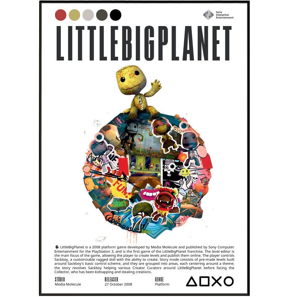 Little Big Planet Video Games Prints - 98typesVideo Games