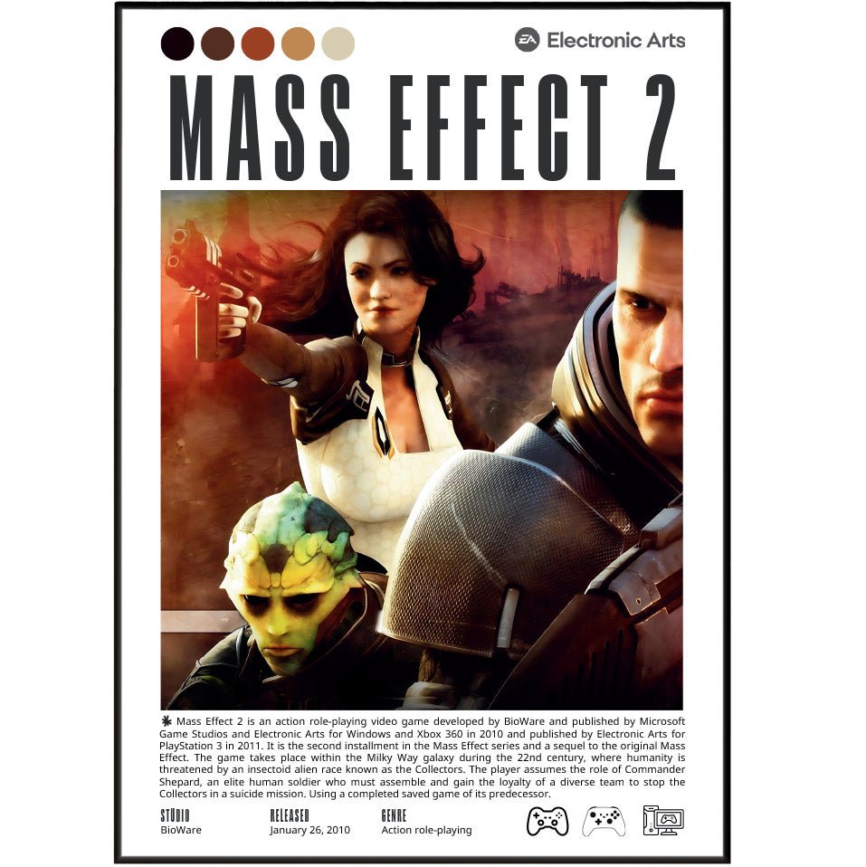 Mass Effect 2 Video Games Prints - 98typesVideo Games