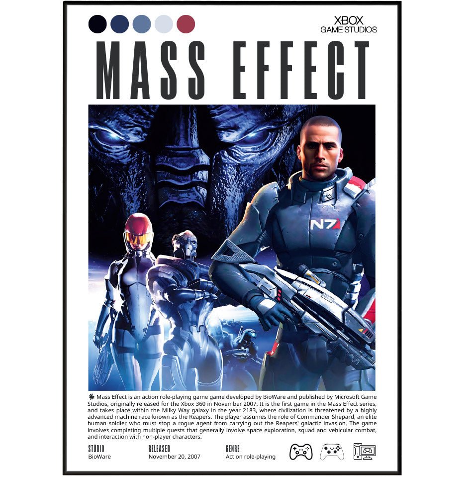 Mass Effect Video Games Prints - 98typesVideo Games