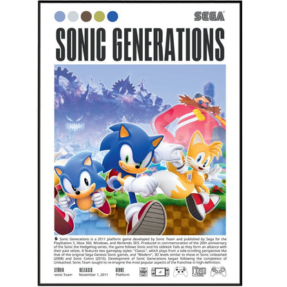 Sonic Generations Video Games Prints - 98typesVideo Games