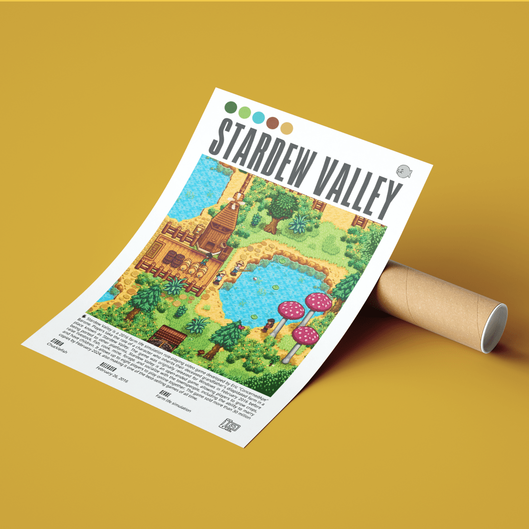 Stardew Valley Video Games Prints - 98typesVideo Games