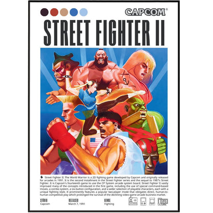 Street Fighter II Video Games Prints - 98typesVideo Games